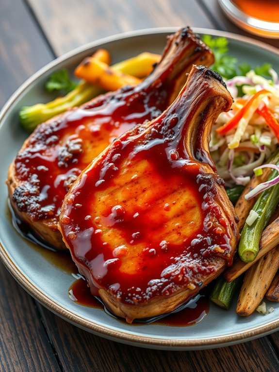 savory bbq pork chops