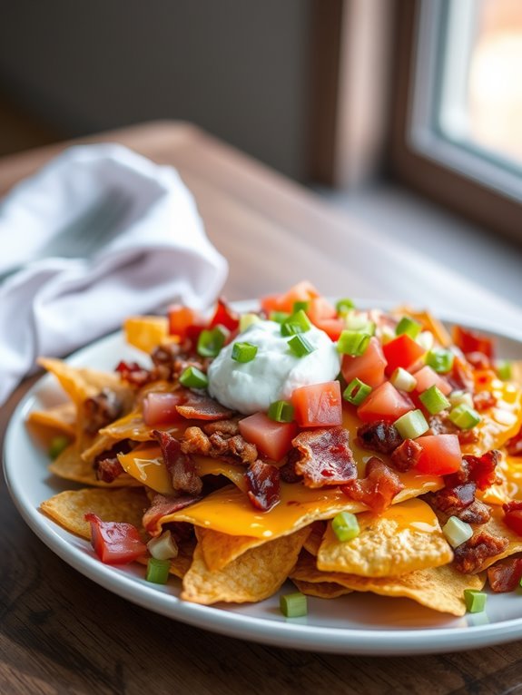 savory bbq pork nachos