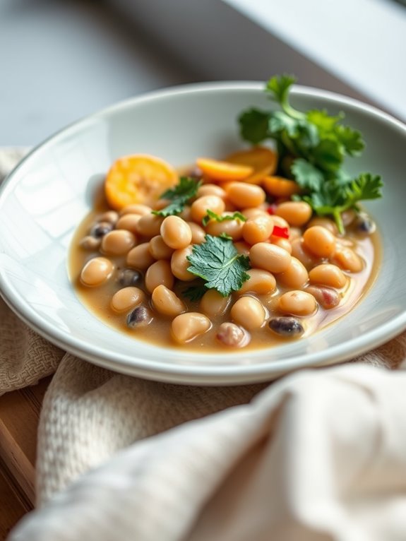 savory bean and plantain dish