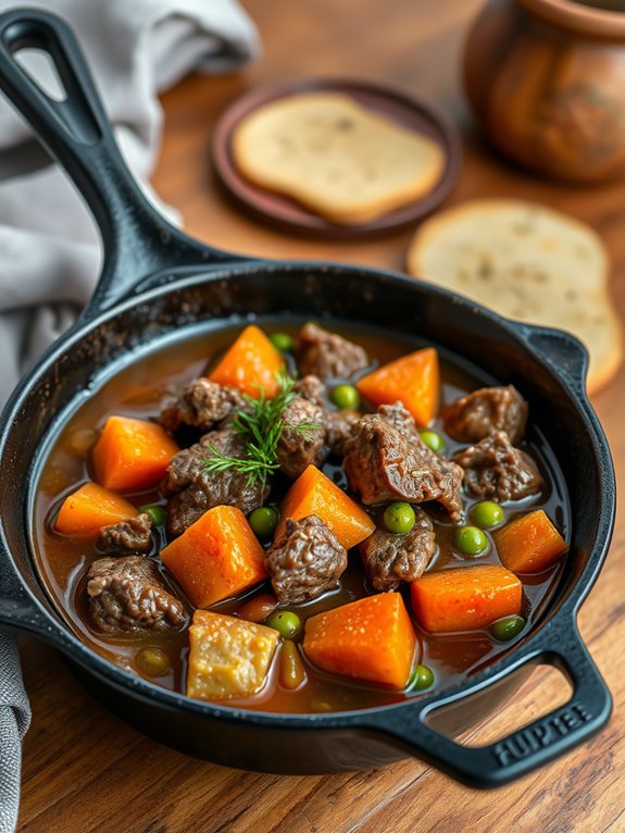 savory beef and vegetables