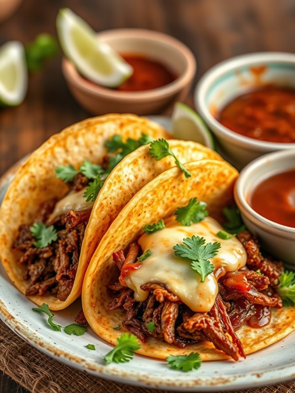 savory beef filled tacos