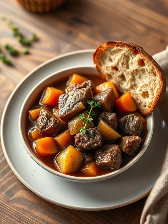 savory beef stew recipe