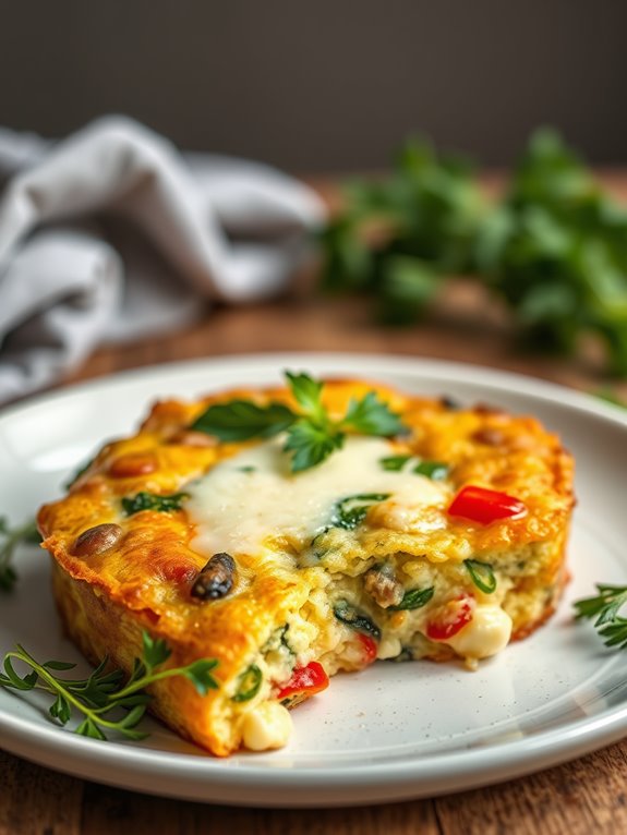 savory cast iron frittata