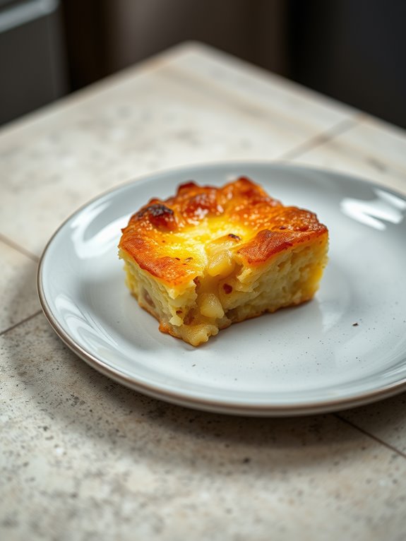 savory cheese onion kugel