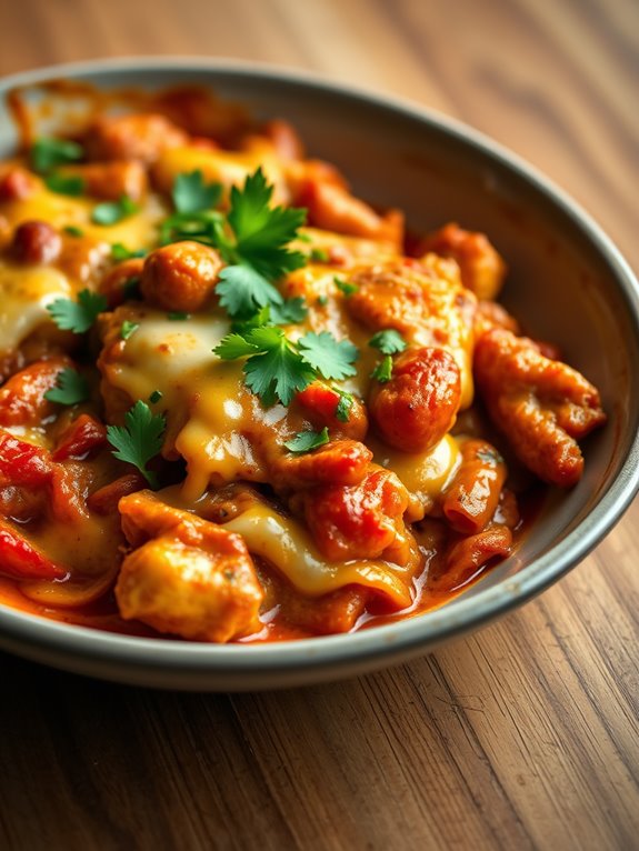 savory chicken chorizo dish