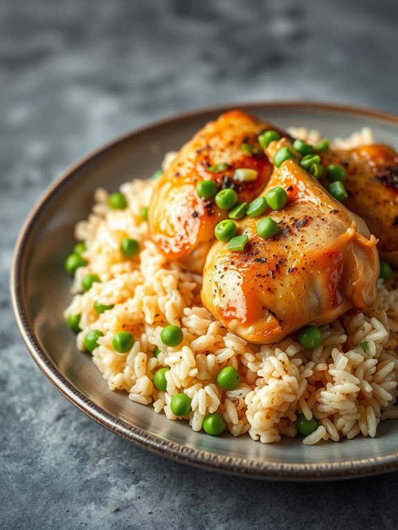 savory chicken rice dish