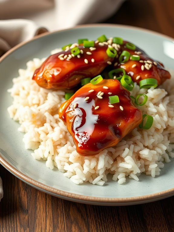 savory chicken with rice