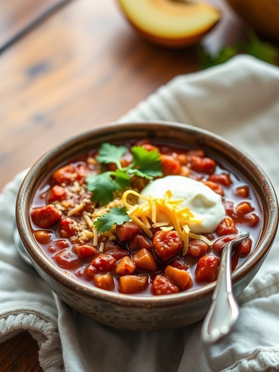 savory chili with spice