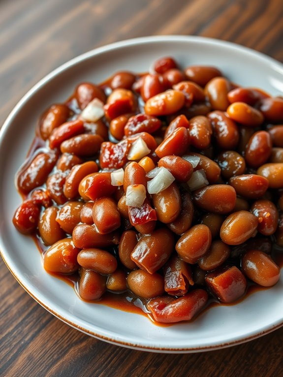 savory flavorful baked beans