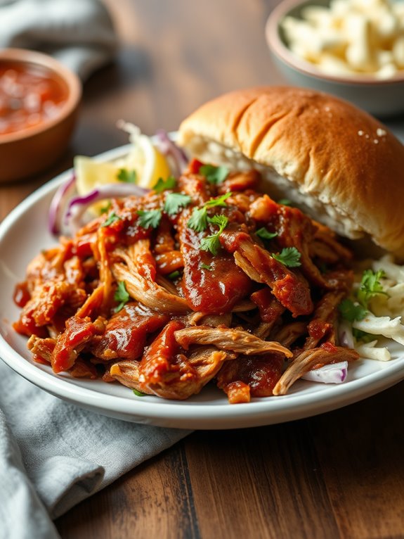 savory flavorful pulled pork