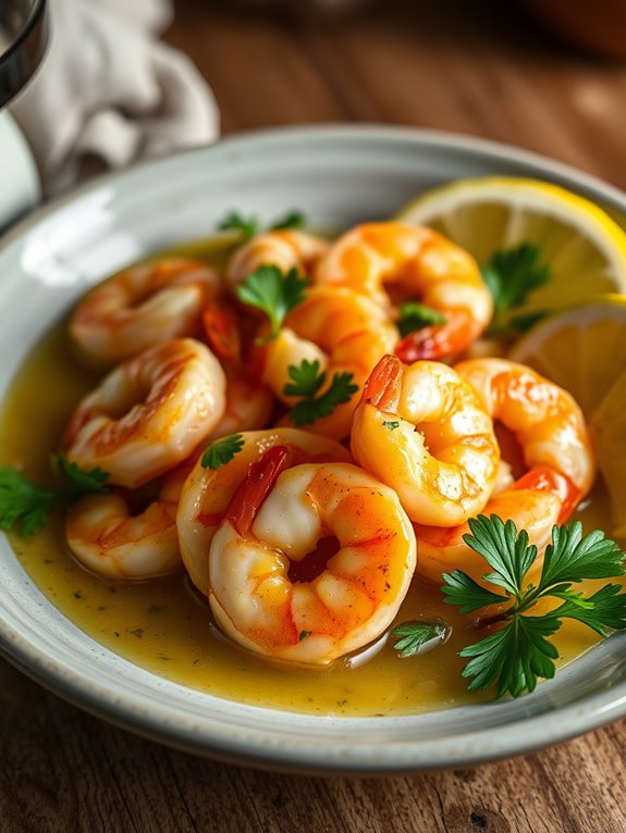 savory garlic shrimp dish