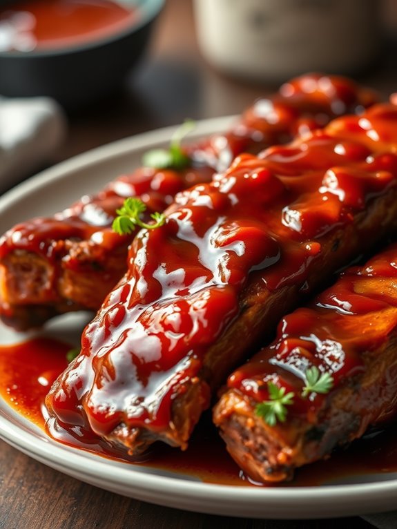 savory glazed rib recipe