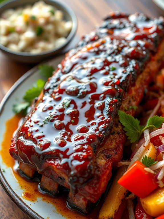 savory glazed rib recipe