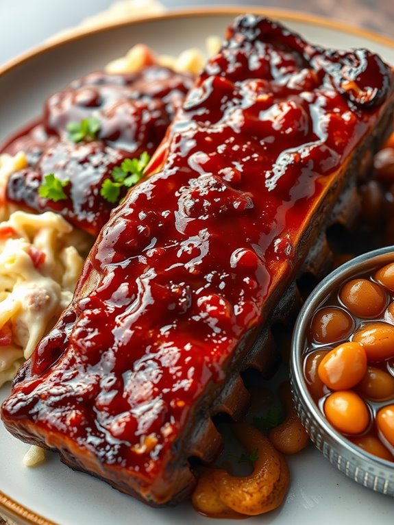 savory grilled pork ribs