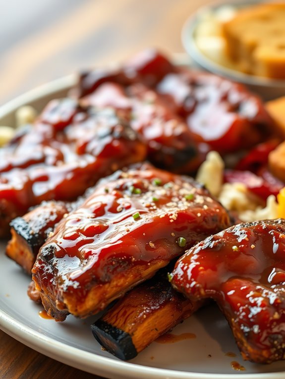 savory grilled rib dish