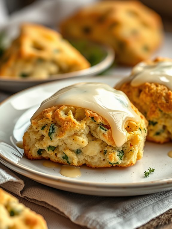 savory herb infused pastry