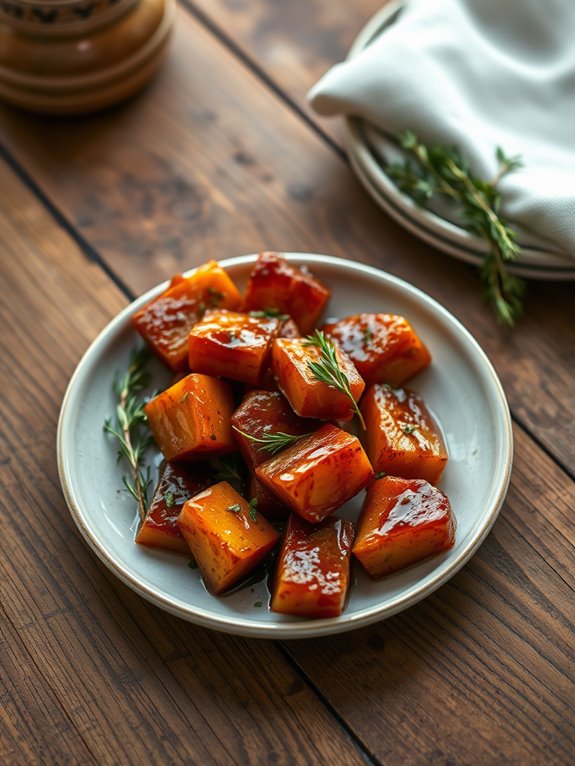 savory herb infused yams