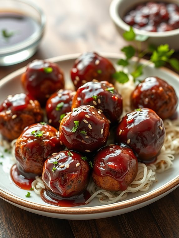 savory meatballs with spice