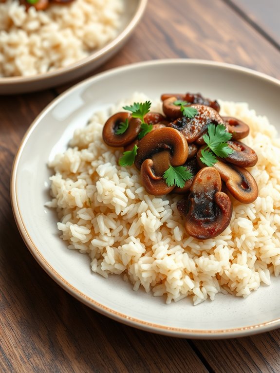 savory mushroom rice delight