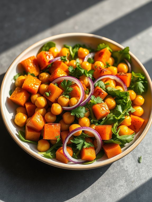 savory roasted salad blend