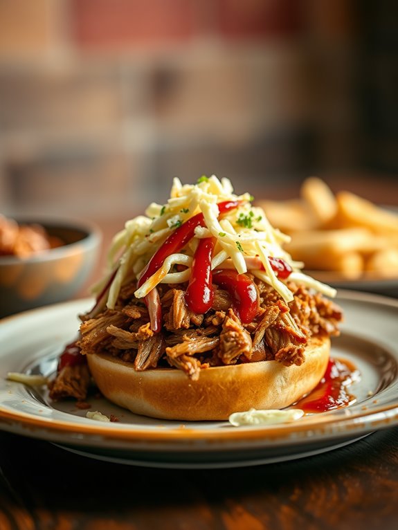 savory shredded pork dish