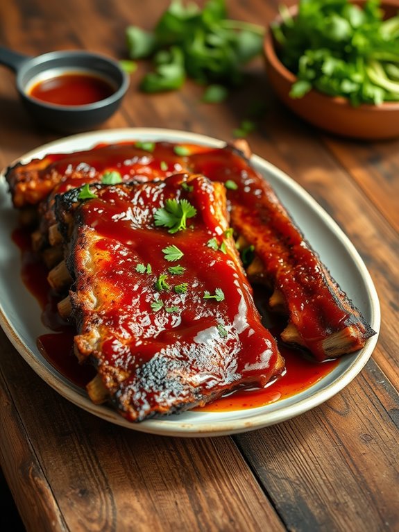 savory smoked turkey ribs