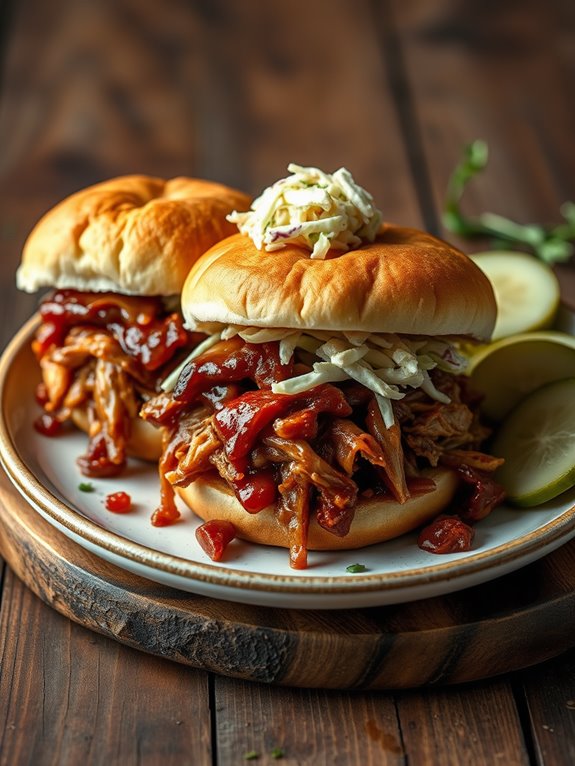 savory smoky pulled pork