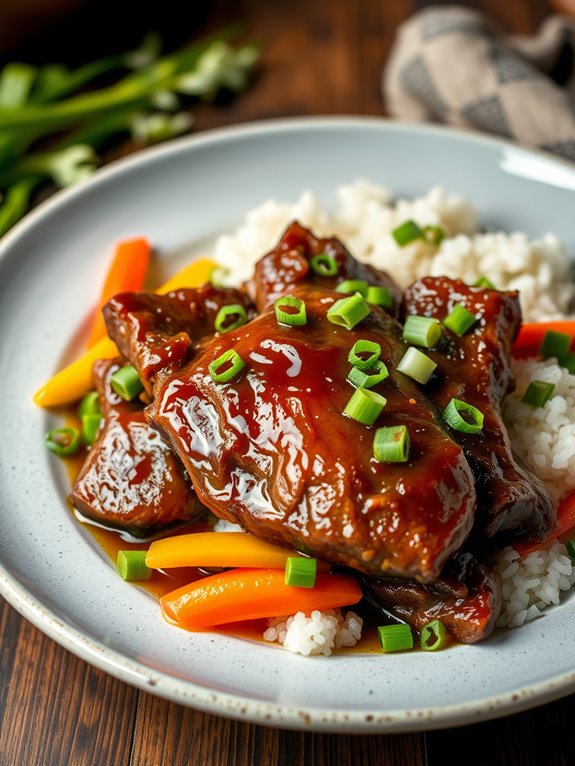 savory soy ginger brisket