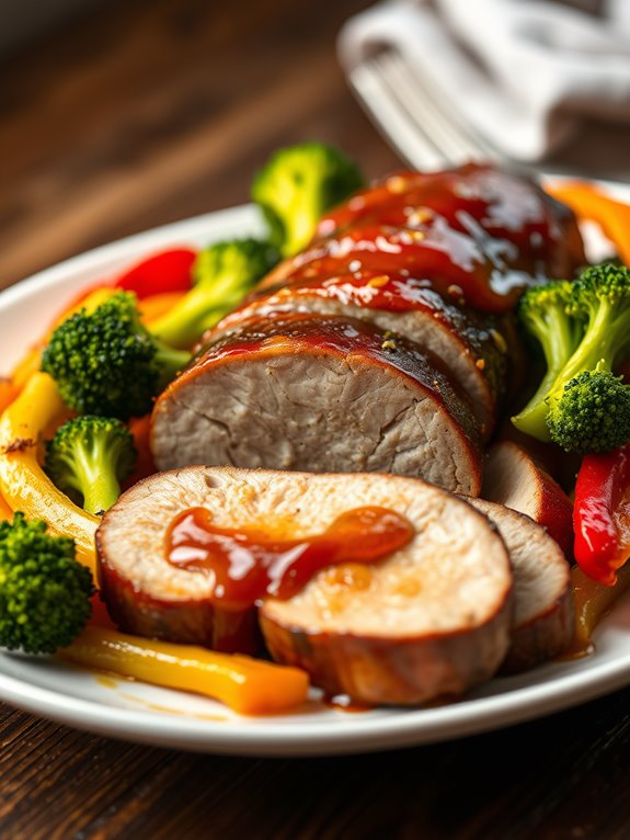 savory sweet pork dish