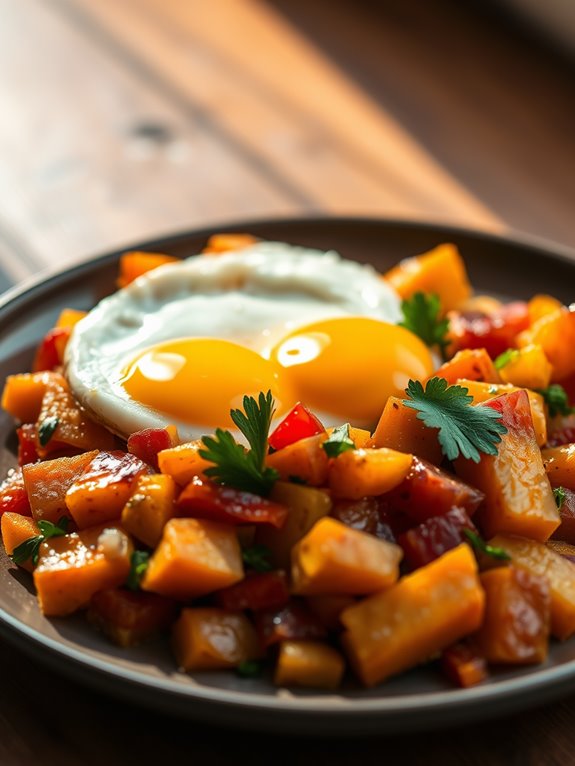 savory sweet potato breakfast