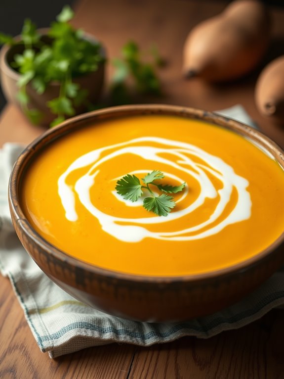 savory sweet potato soup