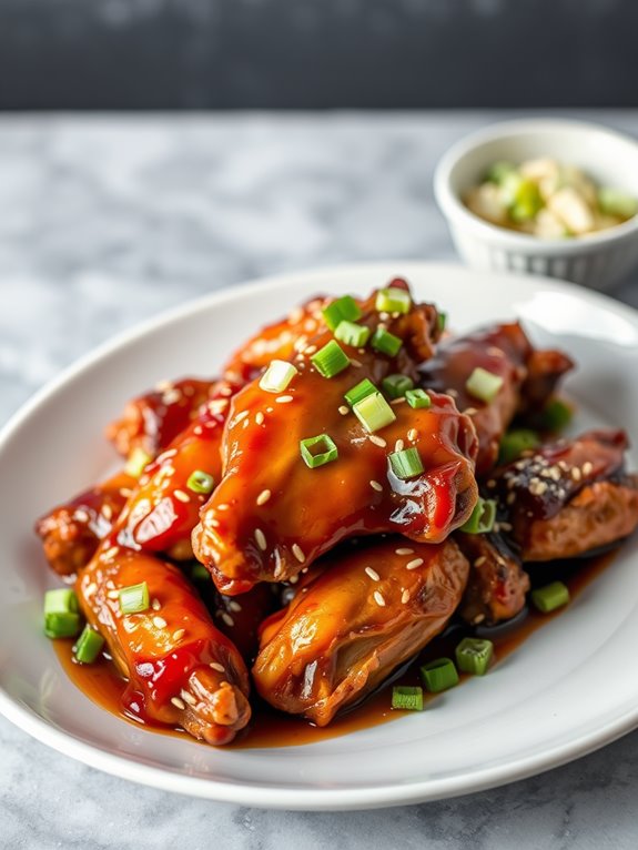 savory teriyaki chicken wings