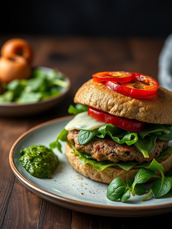 savory turkey burger recipe