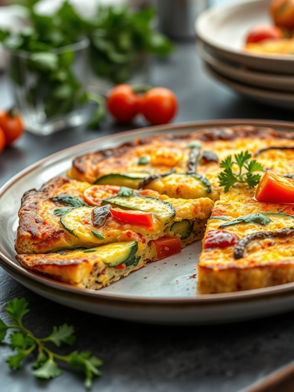 seasonal veggie frittata recipe