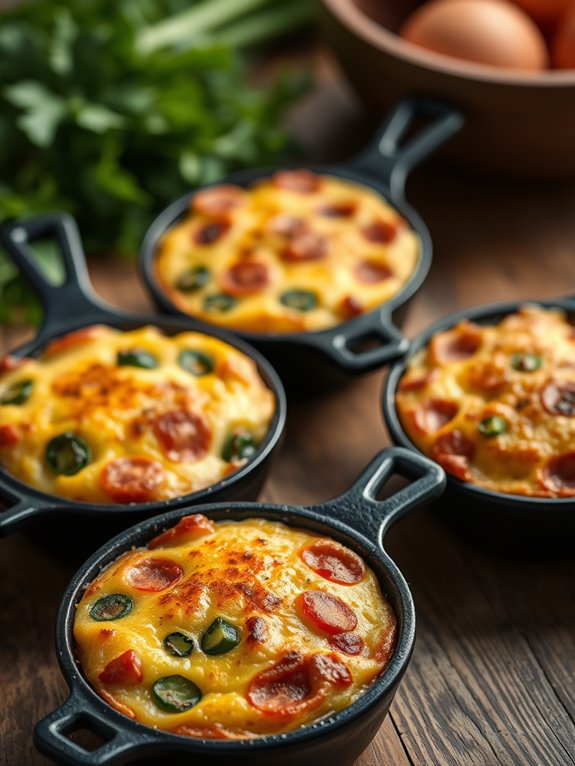 seasonal veggie frittatas recipe