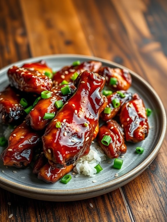 sesame soy chicken wings