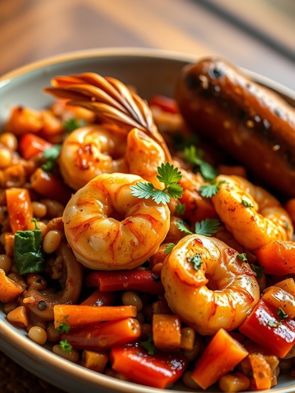 shrimp and sausage stew