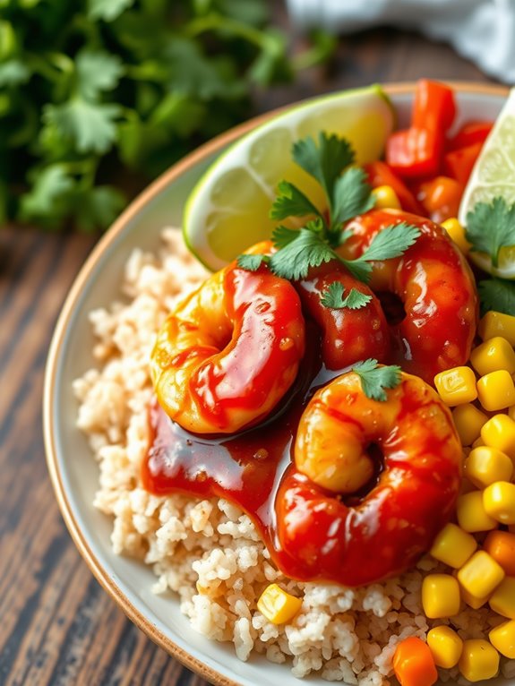 shrimp enchilada bowl recipe