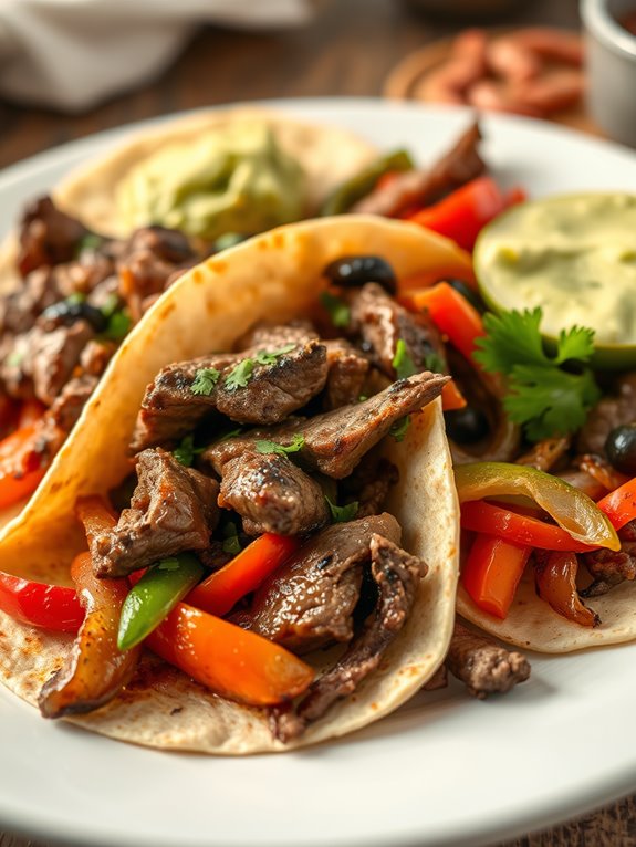 sizzling steak fajitas recipe