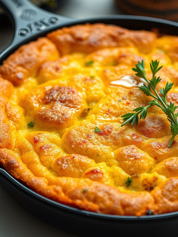 skillet baked cornbread recipe