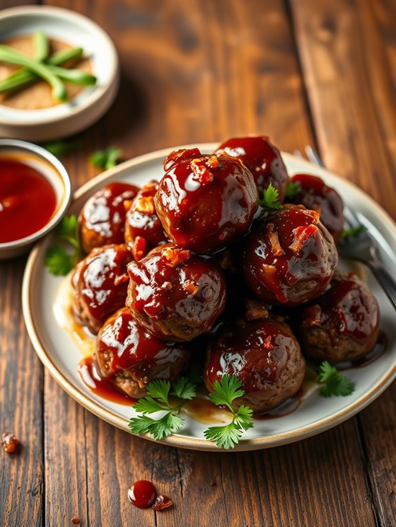 smoky bbq flavored meatballs recipe