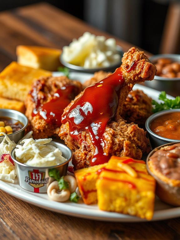 smoky bbq fried chicken