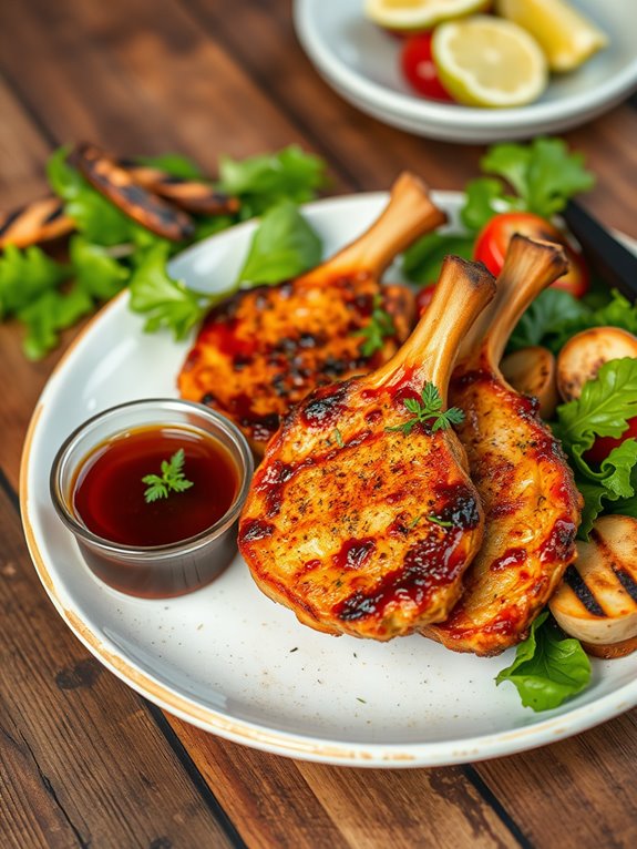 smoky bbq pork chops