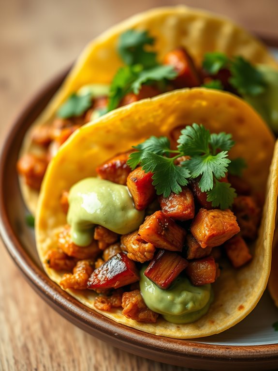 smoky jackfruit tacos recipe