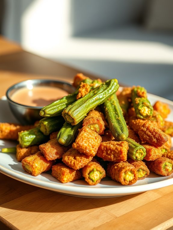 southern fried okra recipe