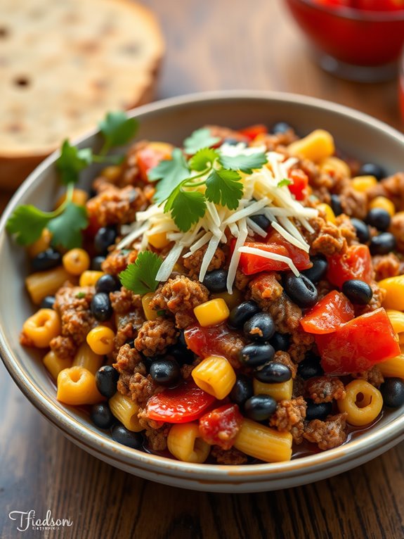 southwest black bean goulash