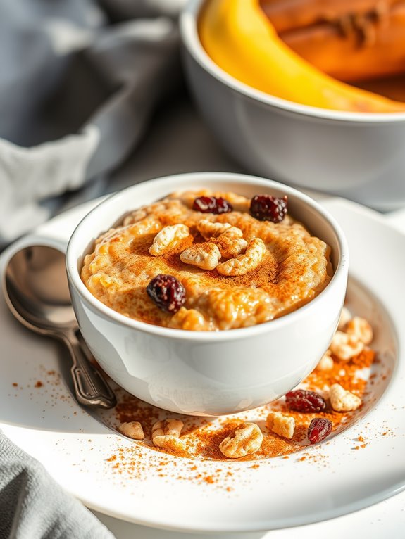 spiced carrot cake oatmeal