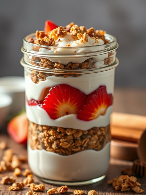 spiced chai yogurt parfait