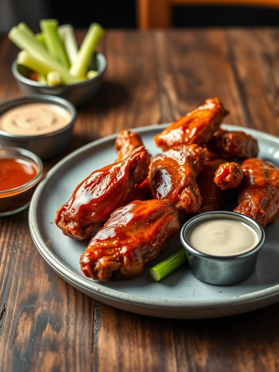 spicy baked chicken wings