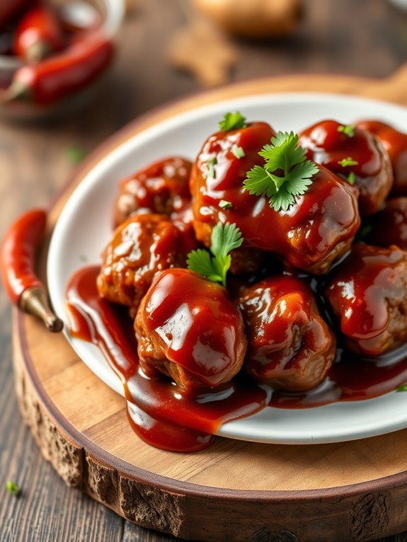 spicy barbecue meatball recipe